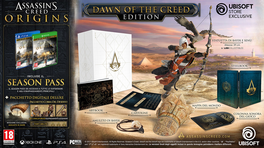 AC ORIGINS – DAWN OF THE CREED COLLECTOR’S CASE